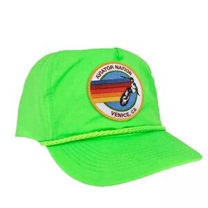 Aviator Nation Neon Green Cap New With label in bag